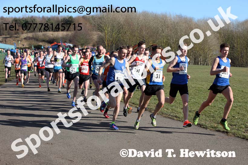 Senior mens 2018 Royal Signals NECAA Road Relays, Hetton. Photo: David T. Hewitson/Sports for All Pics